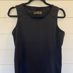Chrissie by Tail Elise Women's Golf Athletic Tank Size M True Black Stretchy EUC